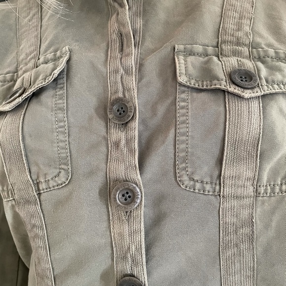 See By Chloe Paris Olive Green Cargo Utility Jacket 32 - Picture 13 of 16